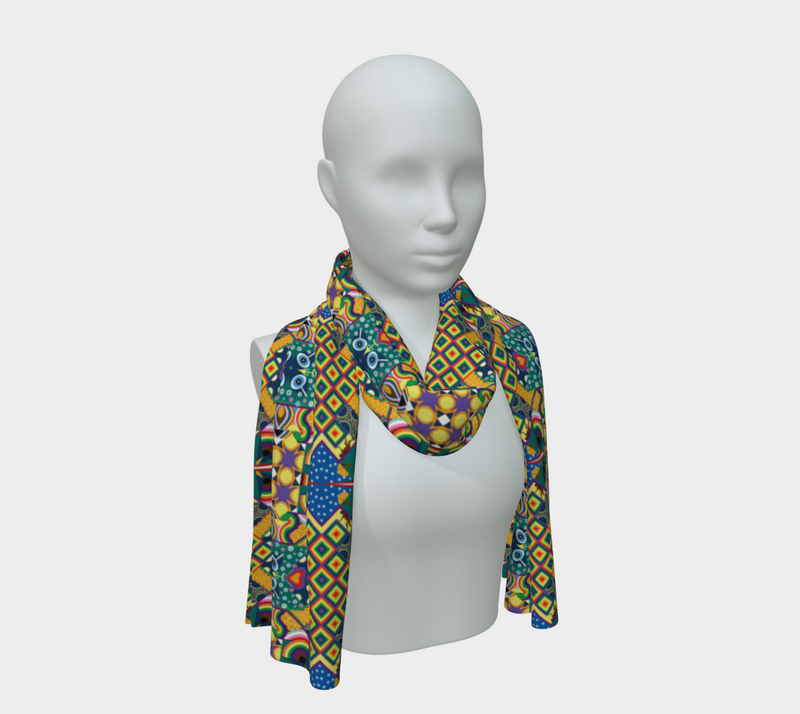 Chaos Iz Liberation Silk Scarf