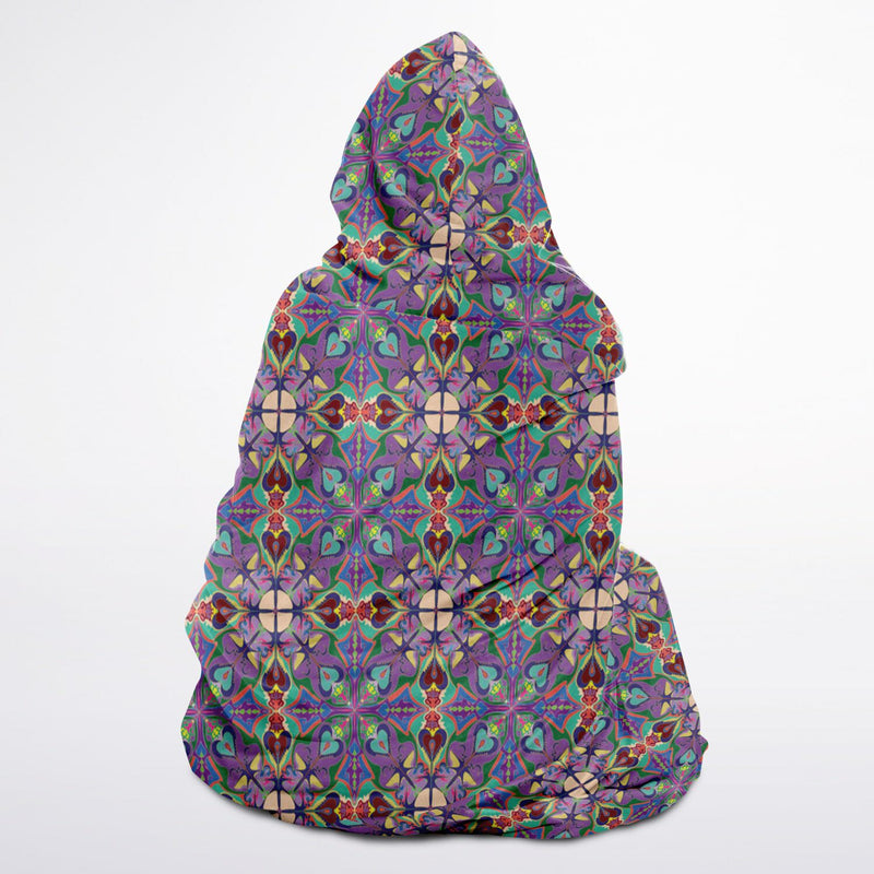Immortal Life Of Pussyflowers Hooded Blanket