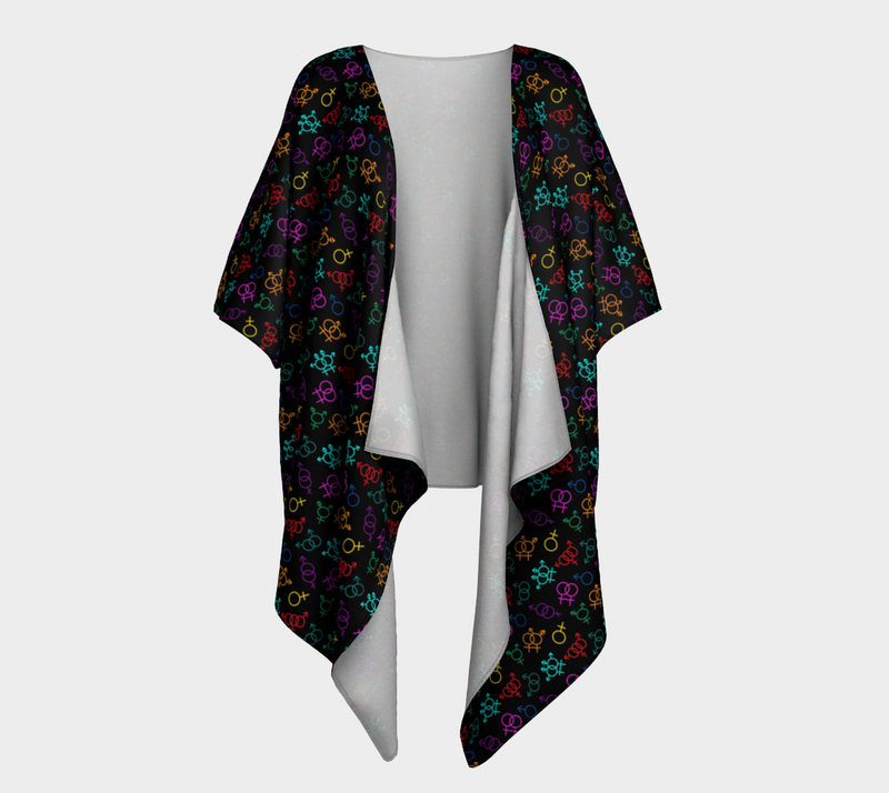 Come As You Are Draped Kimono | Queer Art Clothing