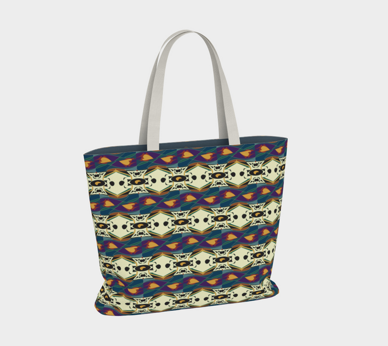 Spider Granma's Love Village Large Tote Bag | Afrocentric Gifts