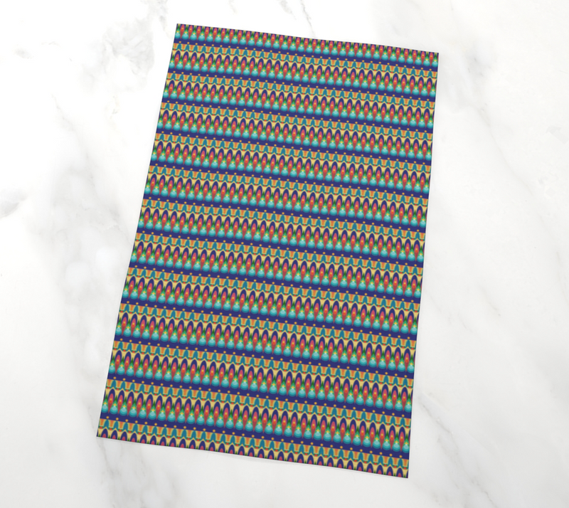 Our Sacred Temples Tea Towel | Afrocentric Home Decor
