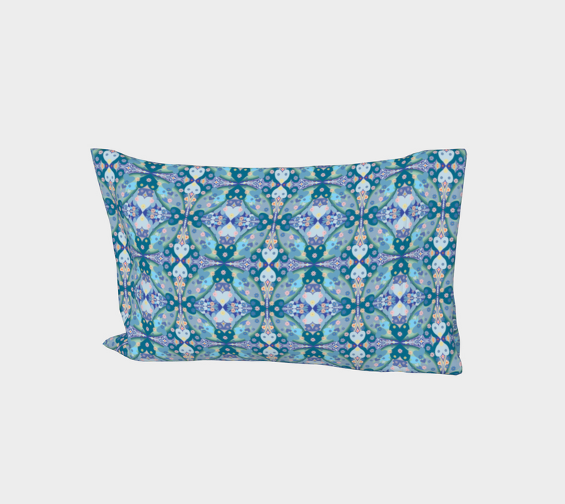 Once In A Blue Love Silk Pillow Sleeve