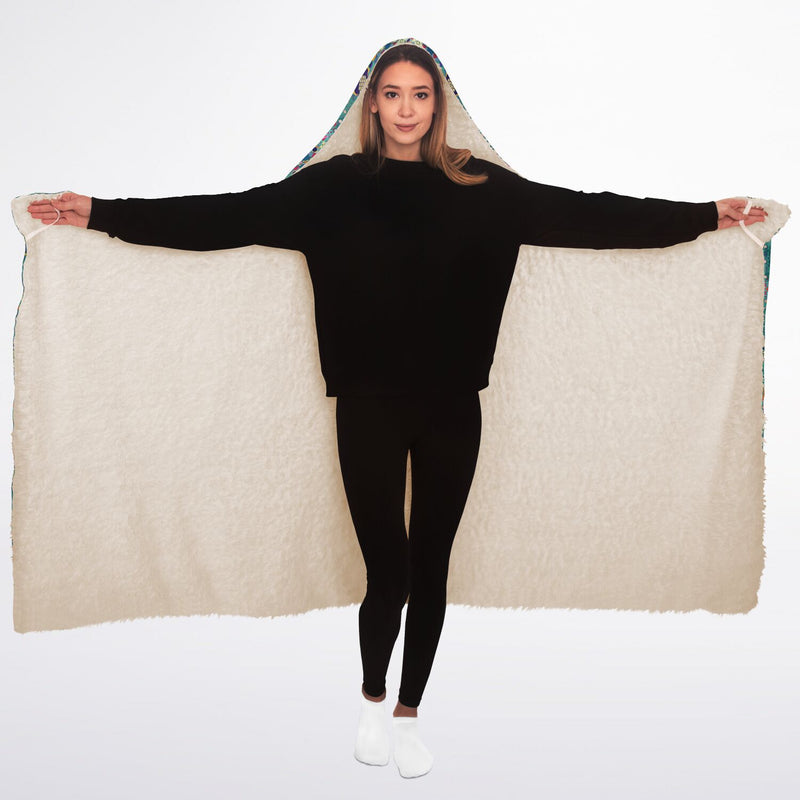 Aqua De Luna Hooded Blanket