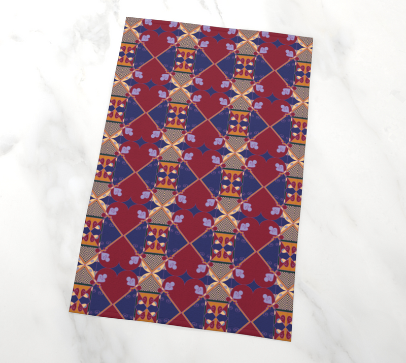 Ujaama Tea Towel | Afrocentric Kitchen Decor