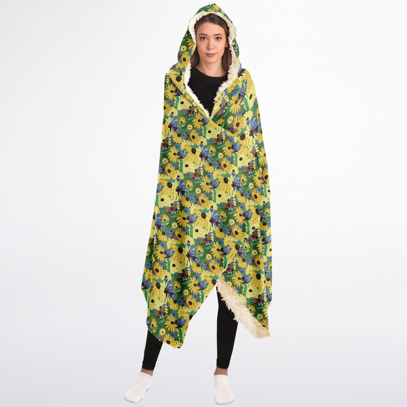 The Susans Party Hooded Sherpa Blanket