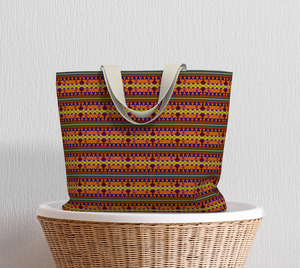 Kujichagulia Large Tote Bag | Black Self-Determination