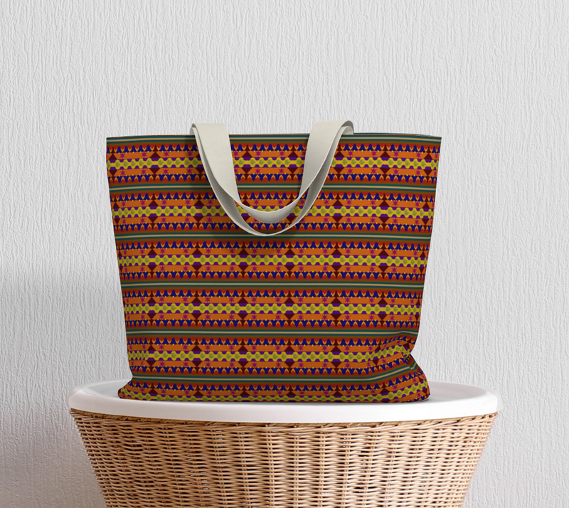 Kujichagulia Large Tote Bag | Black Self-Determination