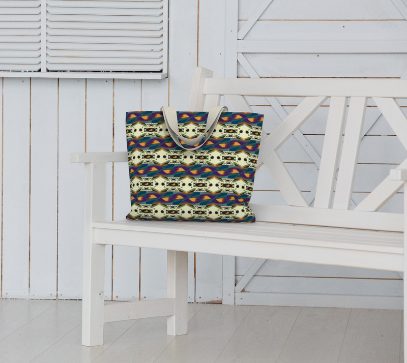 Spider Granma's Love Village Large Tote Bag | Afrocentric Gifts