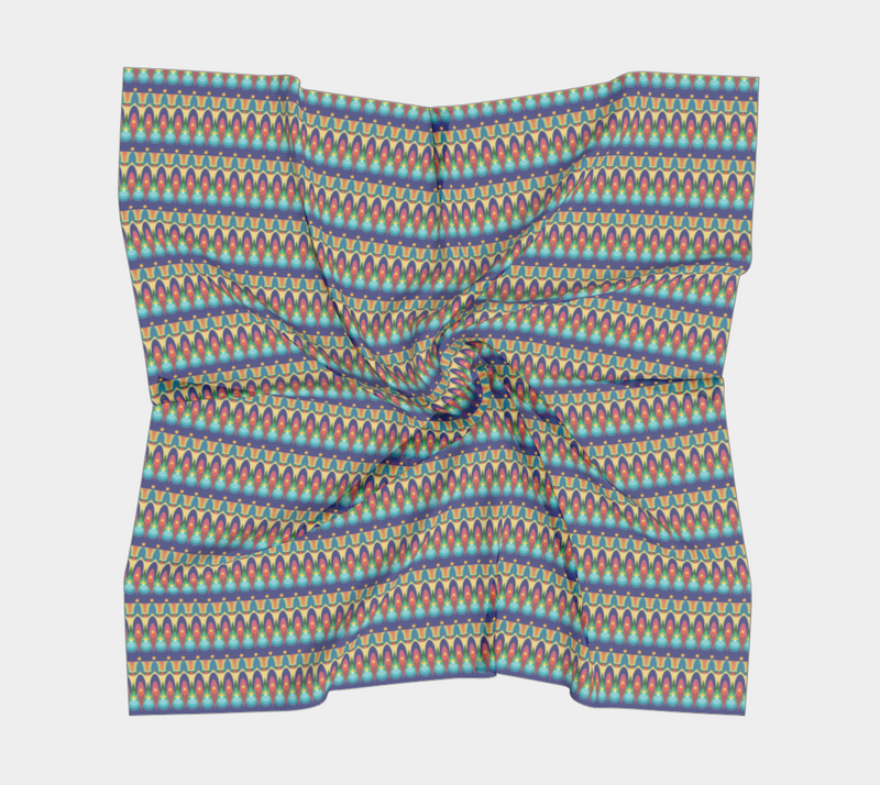 Our Sacred Temples Square Silk Scarf | Black History & Pride