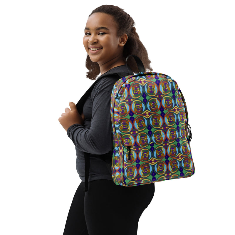 A Strong Wind Working Backpack | Black Resilience Art