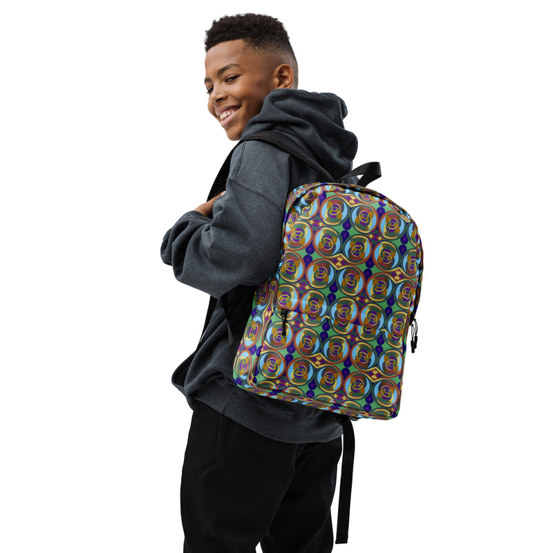 A Strong Wind Working Backpack | Black Resilience Art