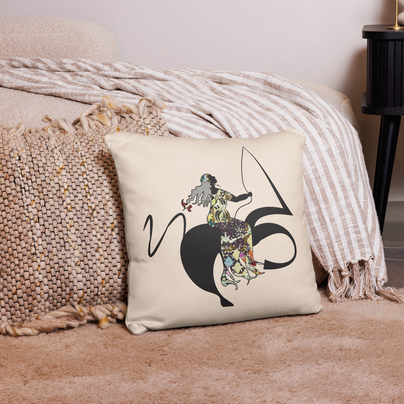 Carried Away Throw Pillow | Black Queer Art