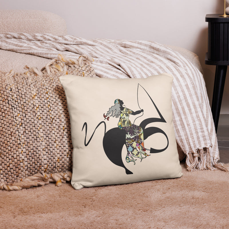 Carried Away Throw Pillow | Black Queer Art