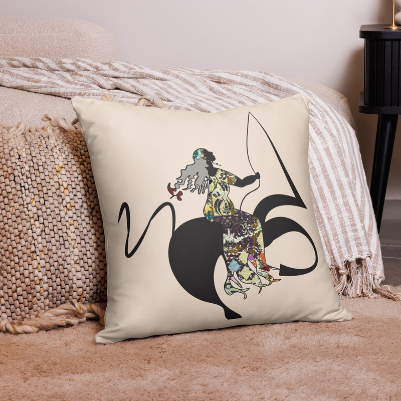 Carried Away Throw Pillow | Black Queer Art