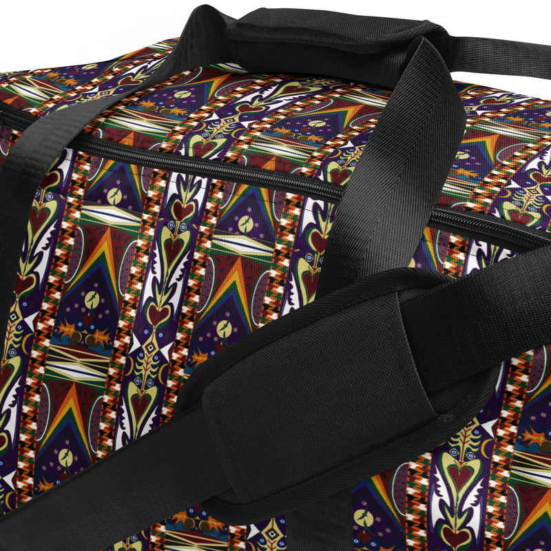 Watermelon Proud Duffle Bag | Black Queer Pride