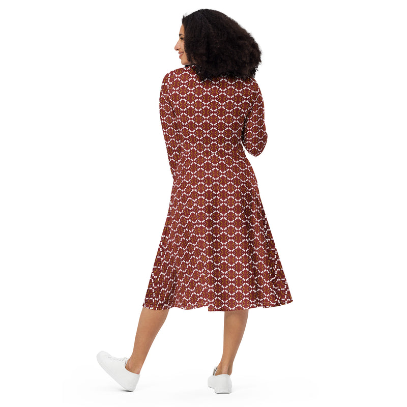 Kabiosile Midi Dress | Afrocentric Fashion & Queer Art