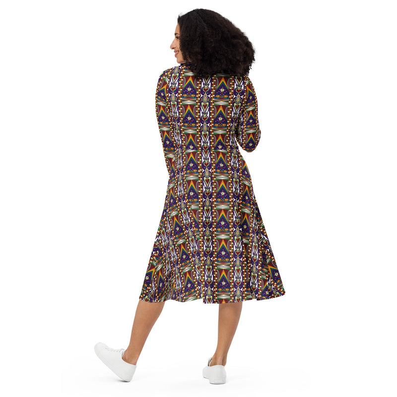 Watermelon Proud Midi Dress | Black Queer Pride