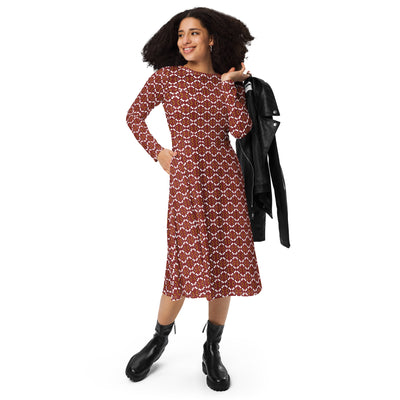 Kabiosile Midi Dress | Afrocentric Fashion & Queer Art
