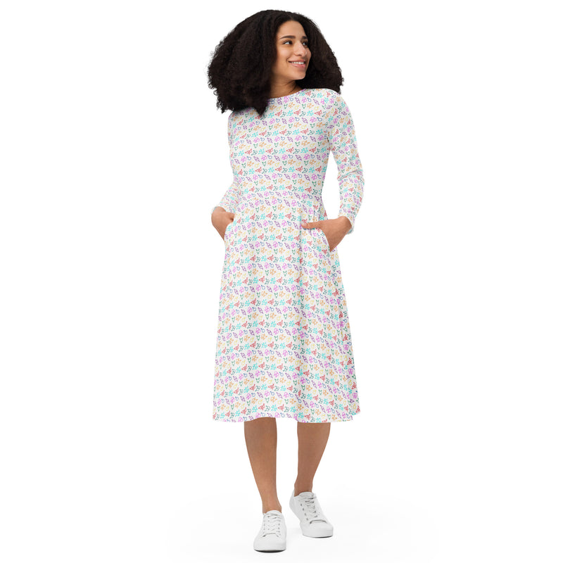 Come As You Are (Light) Midi Dress | Queer Art & Black Pride