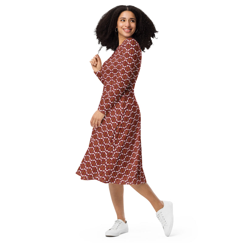Kabiosile Midi Dress | Afrocentric Fashion & Queer Art