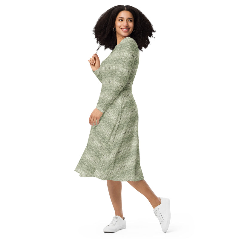 Spanish Moss Midi Dress | Afrocentric Fashion & Queer Style