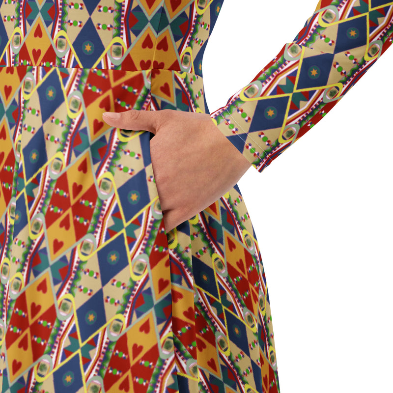 Egun Illuminations Midi Dress | Afrocentric Fashion