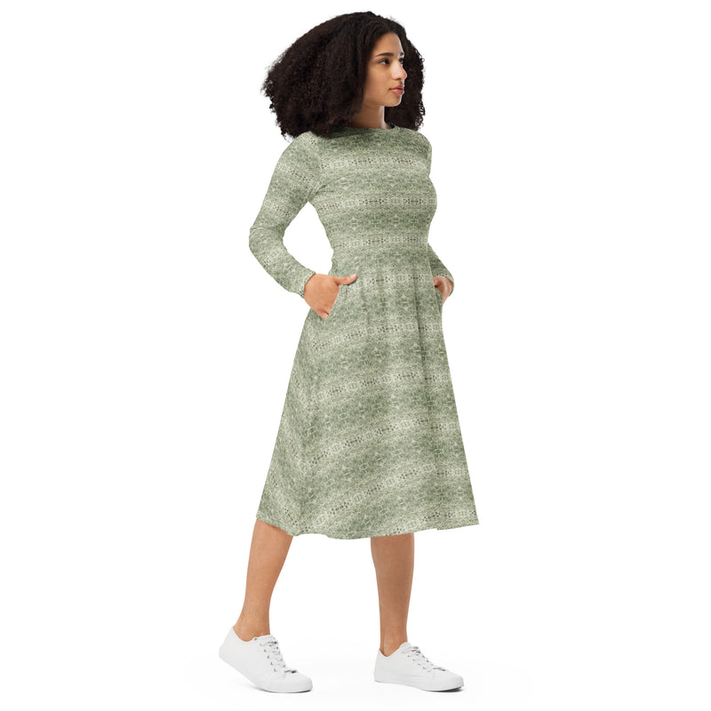 Spanish Moss Midi Dress | Afrocentric Fashion & Queer Style
