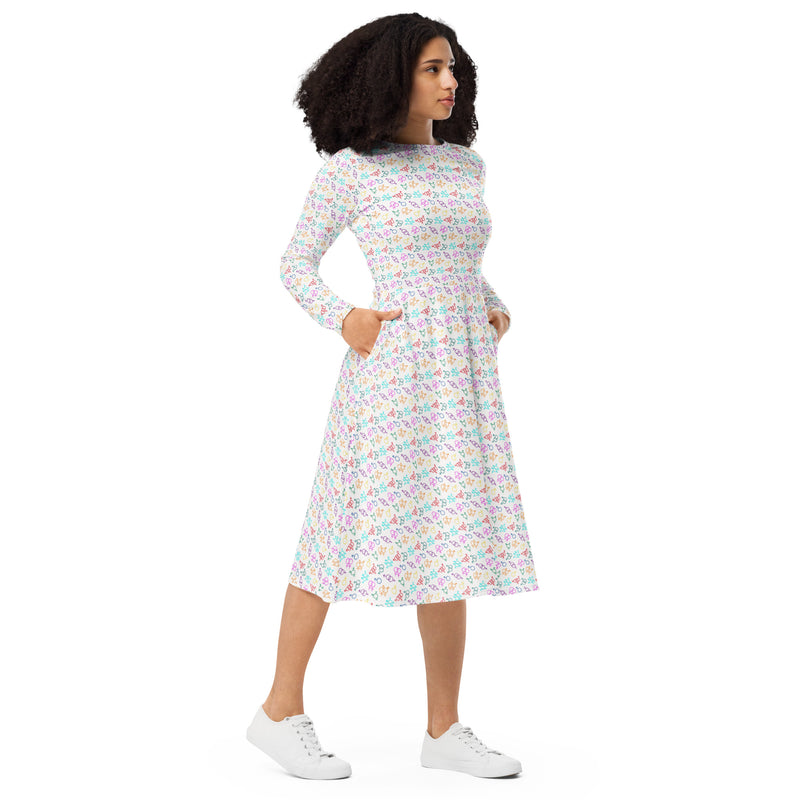 Come As You Are (Light) Midi Dress | Queer Art & Black Pride
