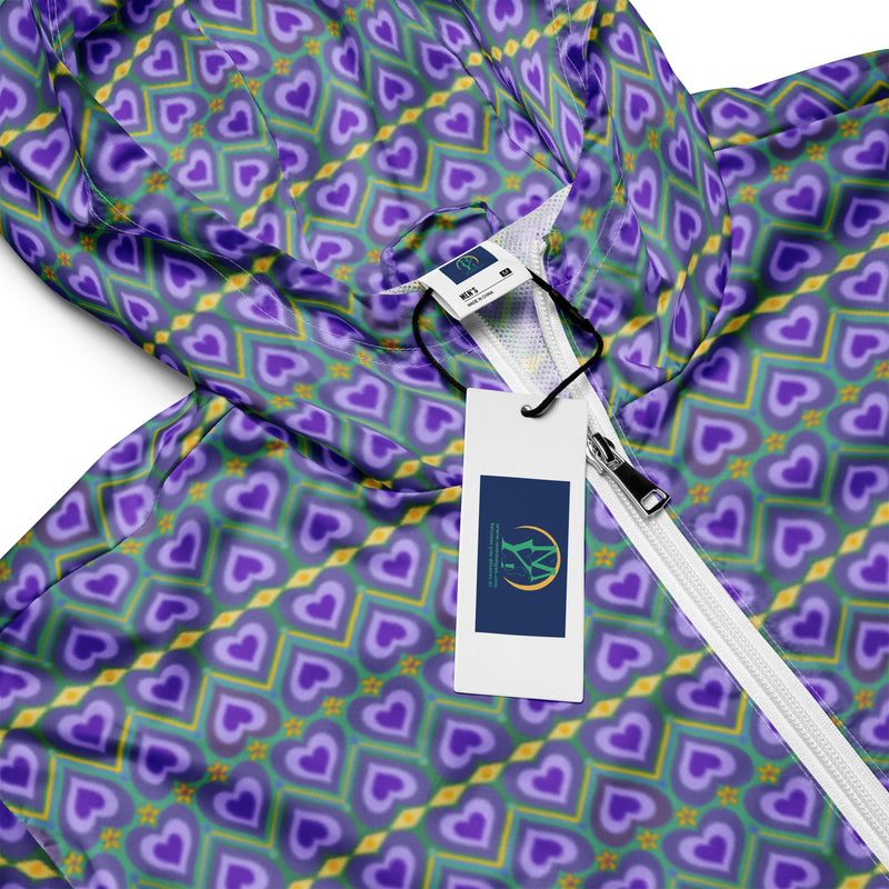 Lavender Love Windbreaker | Queer Art & Black Pride