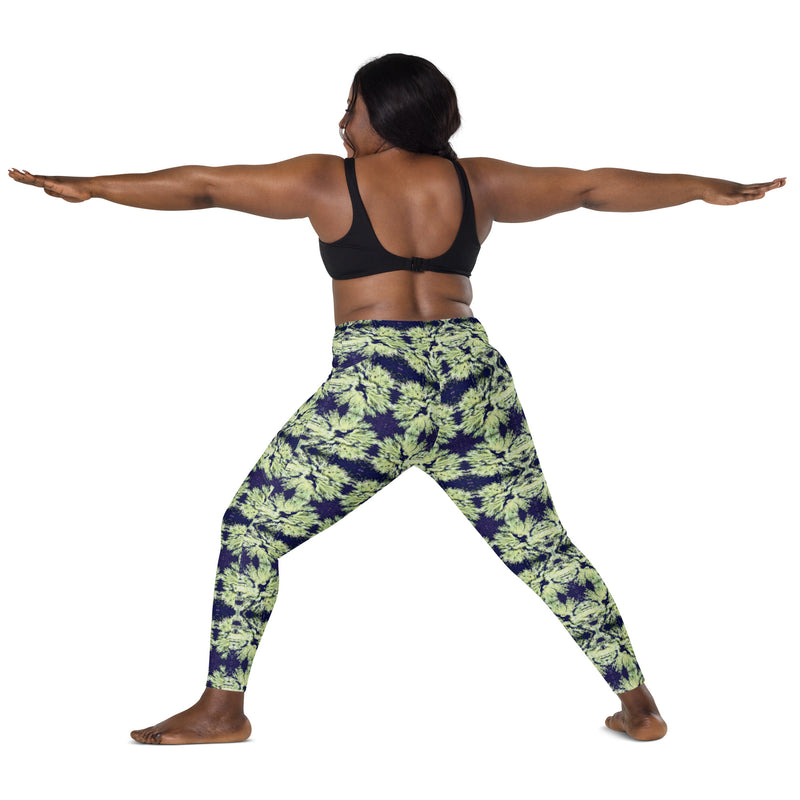 Lovin Lichen Leggings | Black Botanical Pride