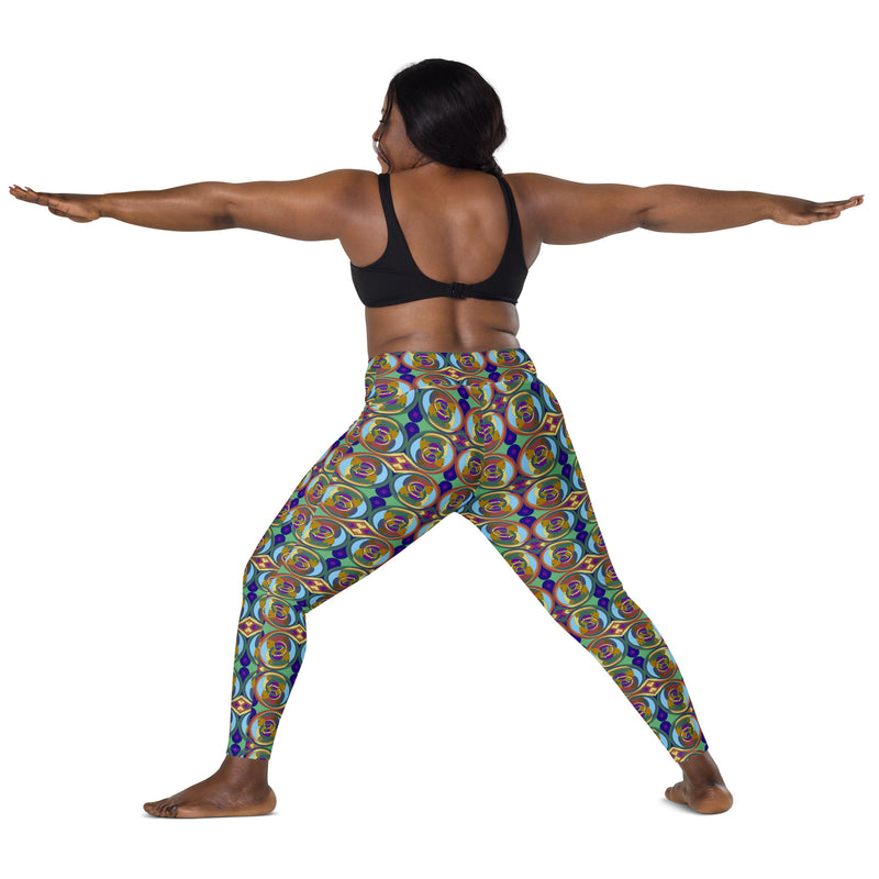 A Strong Wind Working Leggings | Black Resilience Art