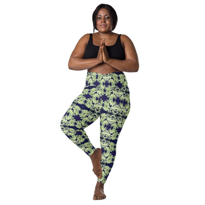 Lovin Lichen Leggings | Black Botanical Pride