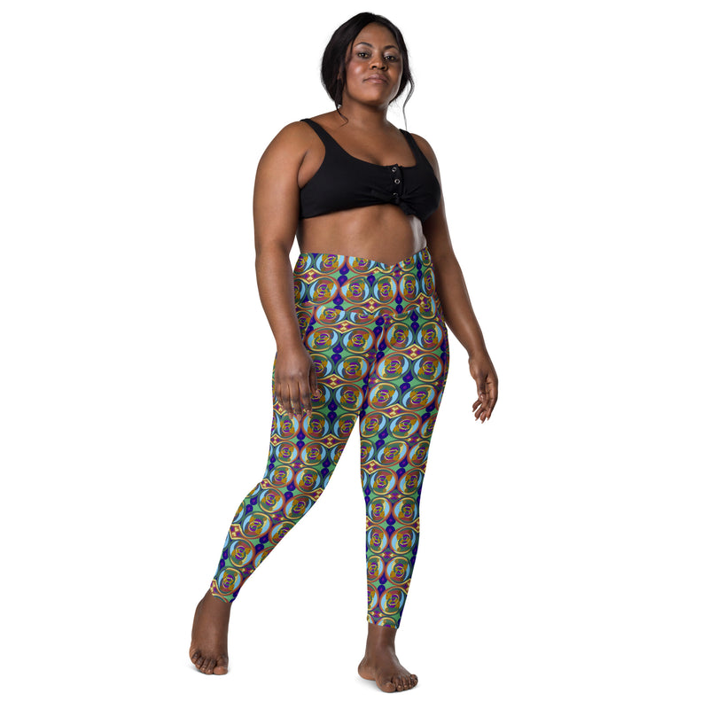 A Strong Wind Working Leggings | Black Resilience Art