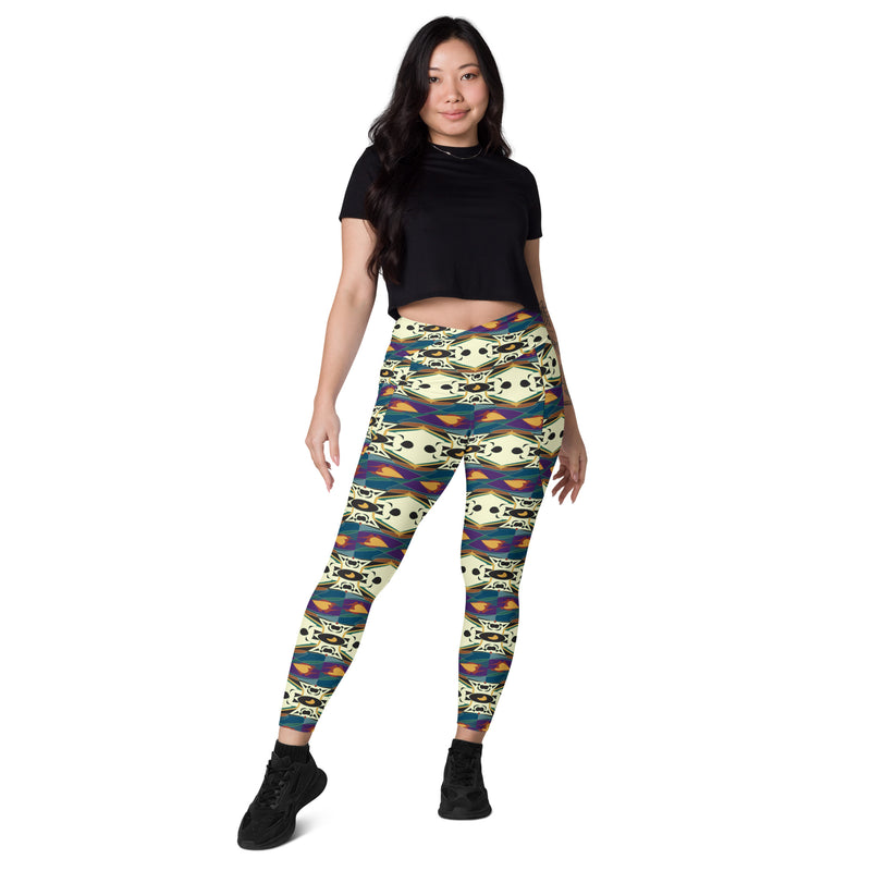 Spider Granma's Love Village Leggings | Afrocentric Queer Art