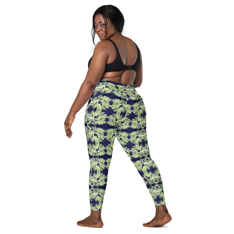 Lovin Lichen Leggings | Black Botanical Pride