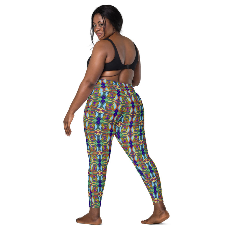 A Strong Wind Working Leggings | Black Resilience Art