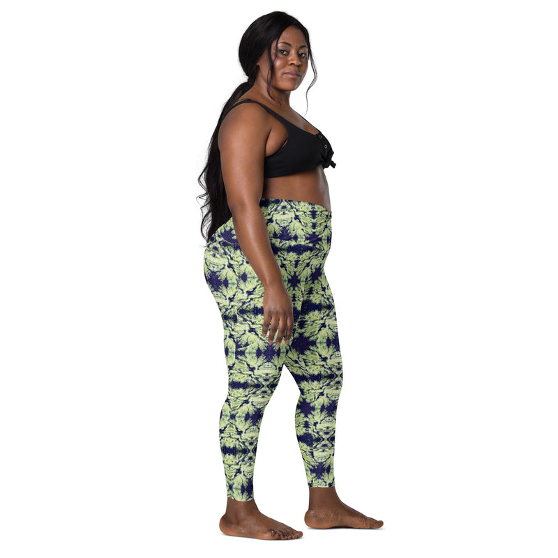 Lovin Lichen Leggings | Black Botanical Pride