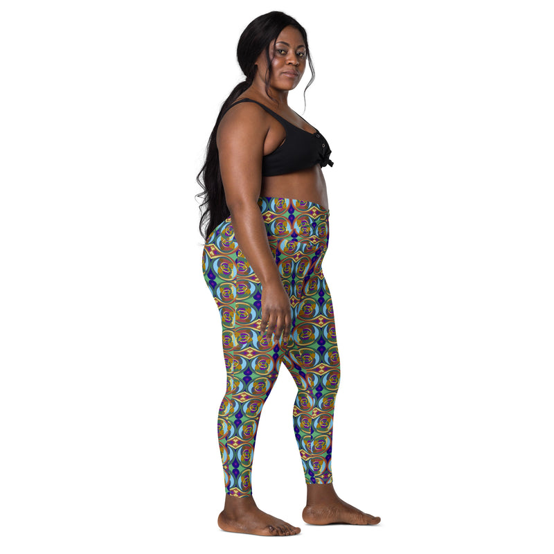 A Strong Wind Working Leggings | Black Resilience Art