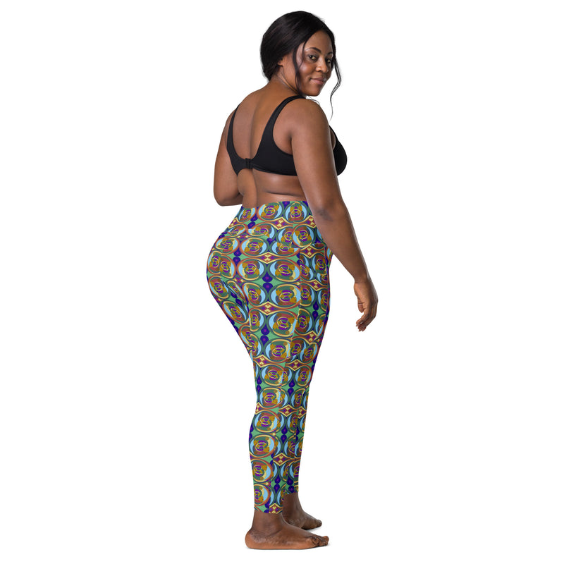 A Strong Wind Working Leggings | Black Resilience Art