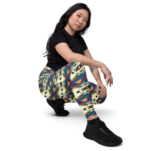 Spider Granma's Love Village Leggings | Afrocentric Queer Art