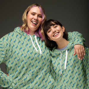 Seahorses Share Futures Hoodie | Queer Art
