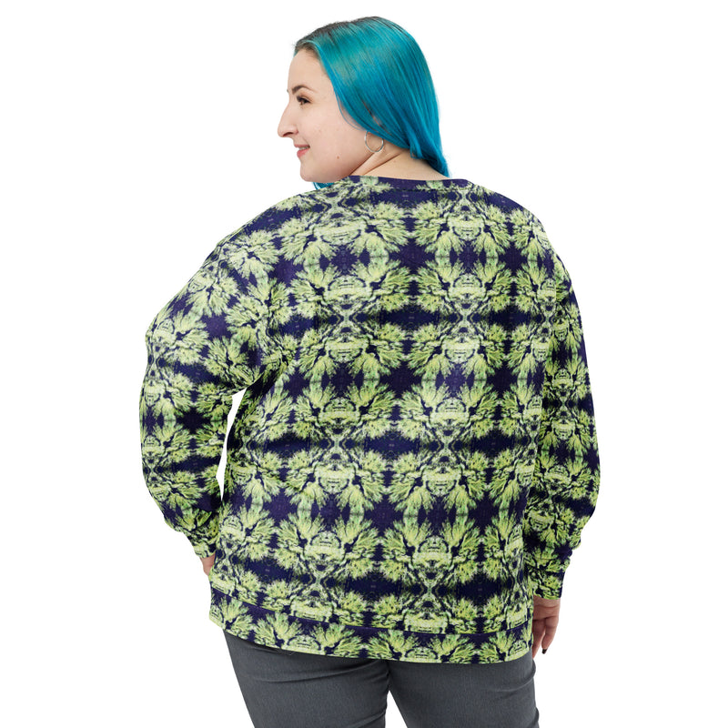 Lovin Lichen Sweatshirt | Black Botanical Art