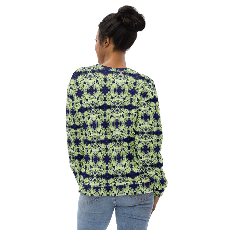 Lovin Lichen Sweatshirt | Black Botanical Art