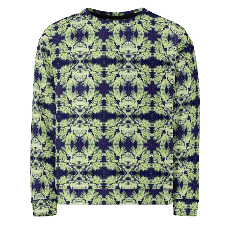 Lovin Lichen Sweatshirt | Black Botanical Art