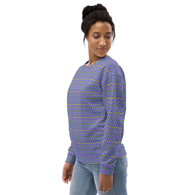 Lavender Love Sweatshirt | Queer Art & Black Pride