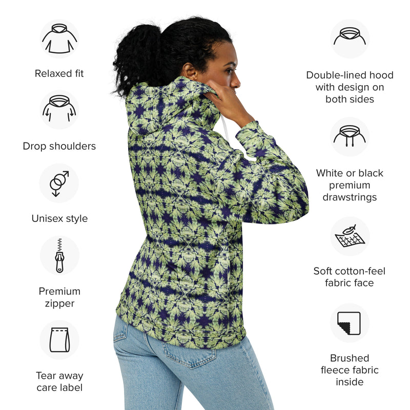 Lovin Lichen Zip Hoodie | Queer Nature Art