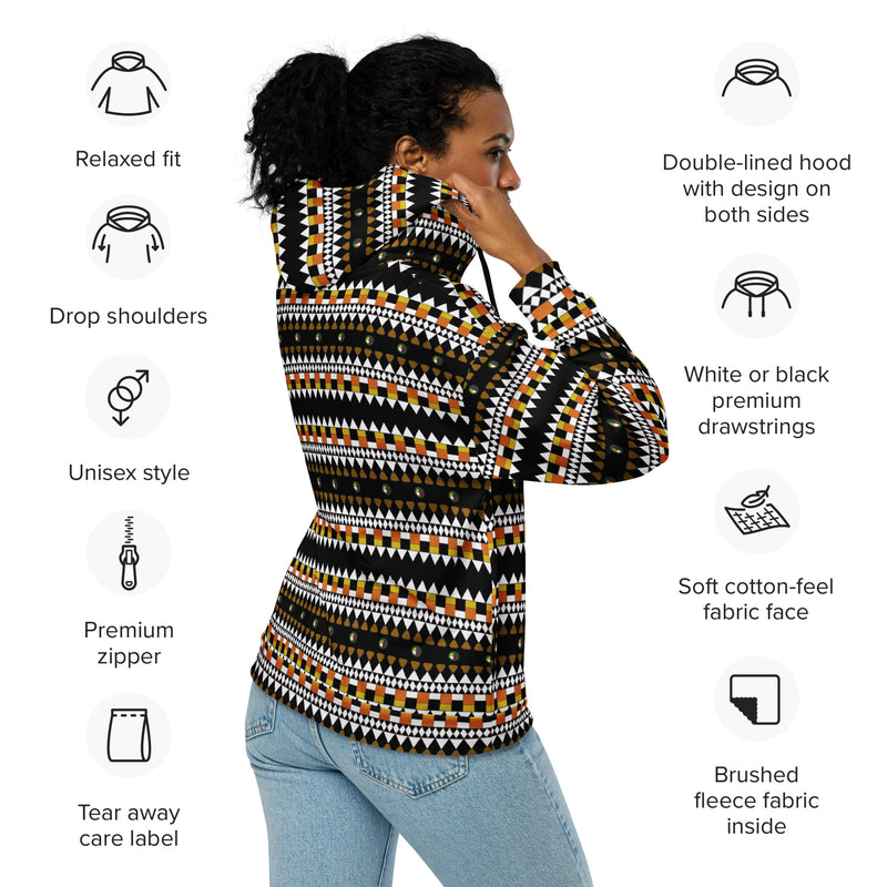 Fulani's Desire Zip Hoodie | Afrocentric Fashion