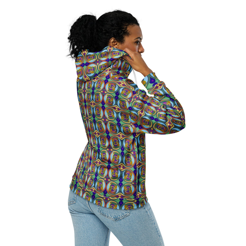 A Strong Wind Working Zip Hoodie | Black Resilience Art
