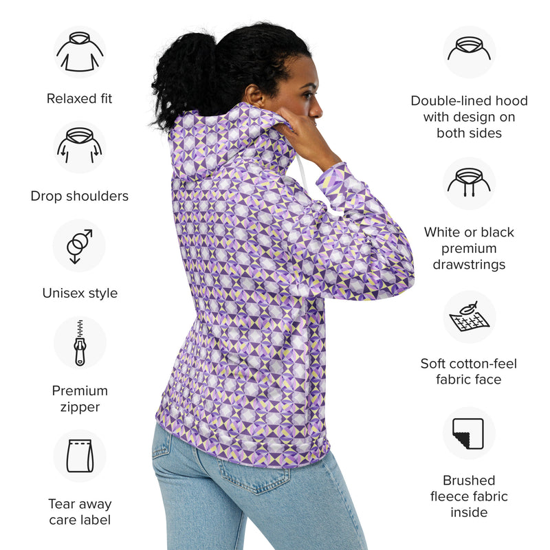 Oba Moro Pathways Zip Hoodie | Afrocentric Pride