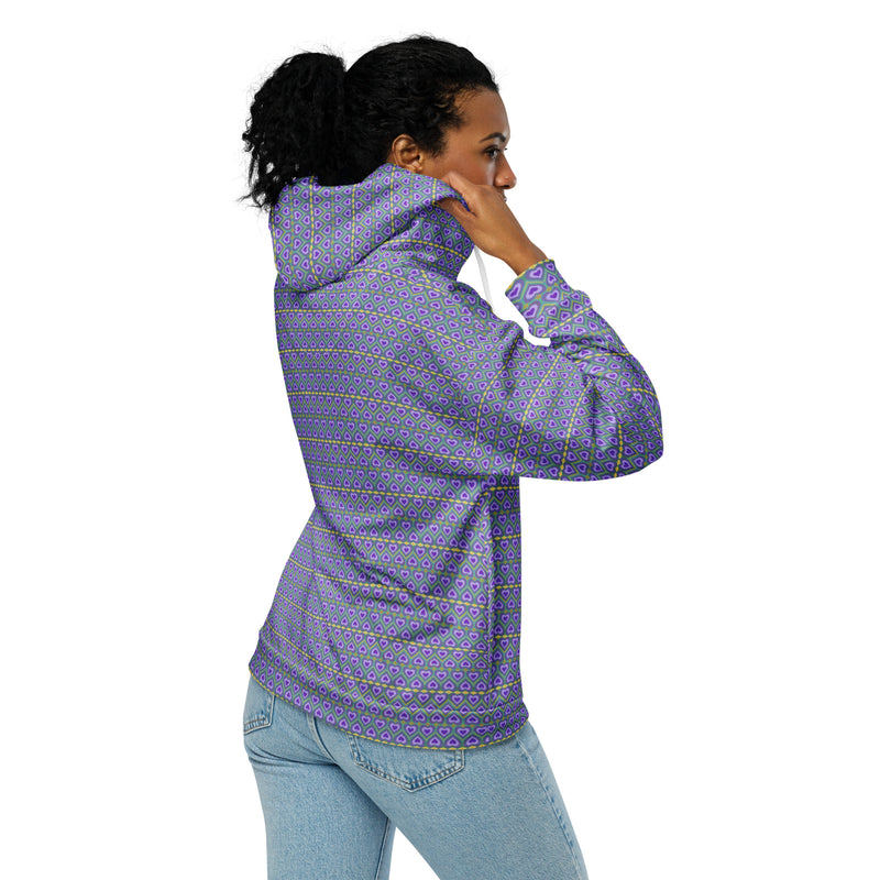 Lavender Love Zip Hoodie | Queer Art & Black Pride